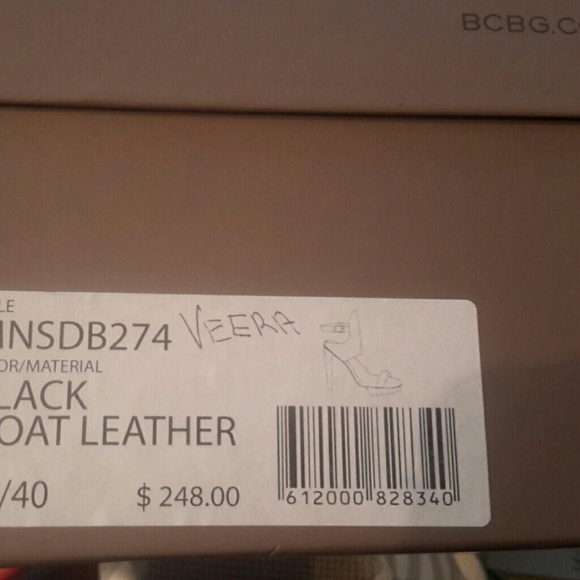 BCBGmaxazria black heels. Price firm - Picture 3 of 8